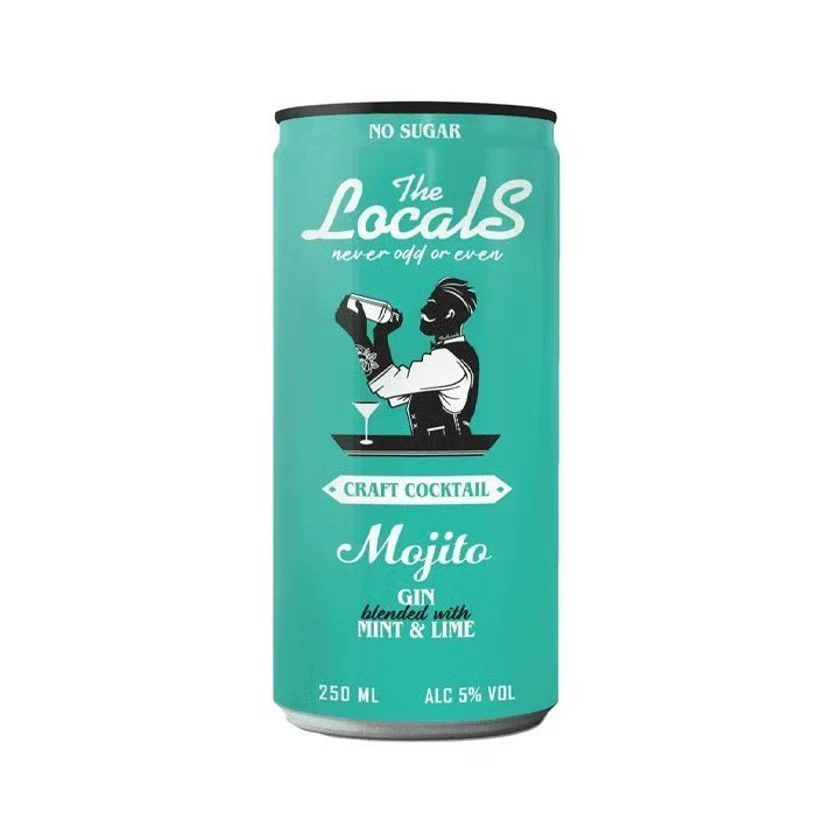 Έτοιμο Ποτό Mojito Gin Mint & Lime THE LOCALS 250ml