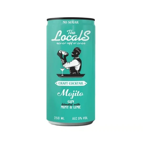 Έτοιμο Ποτό Mojito Gin Mint & Lime THE LOCALS 250ml