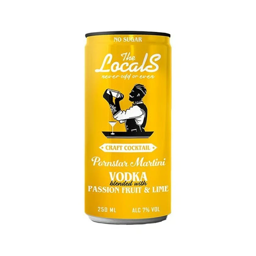 Έτοιμο Ποτό Pornstar Martini Vodka Passion Fruit & Lime THE LOCALS 250ml