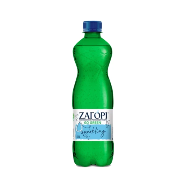 Ανθρακούχο Φυσικό Μεταλλικό Νερό Pet Go Green ΖΑΓΟΡΙ 330ml