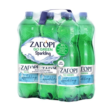 Ανθρακούχο Φυσικό Μεταλλικό Νερό Pet ΖΑΓΟΡΙ 1,5lt (6x1,5lt)