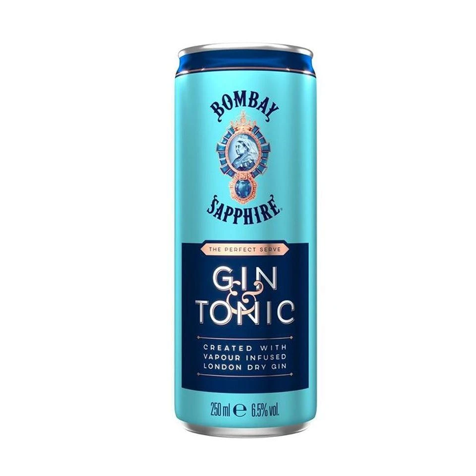 Έτοιμο Ποτό Gin & Tonic BOMBAY SAPPHIRE 250ml