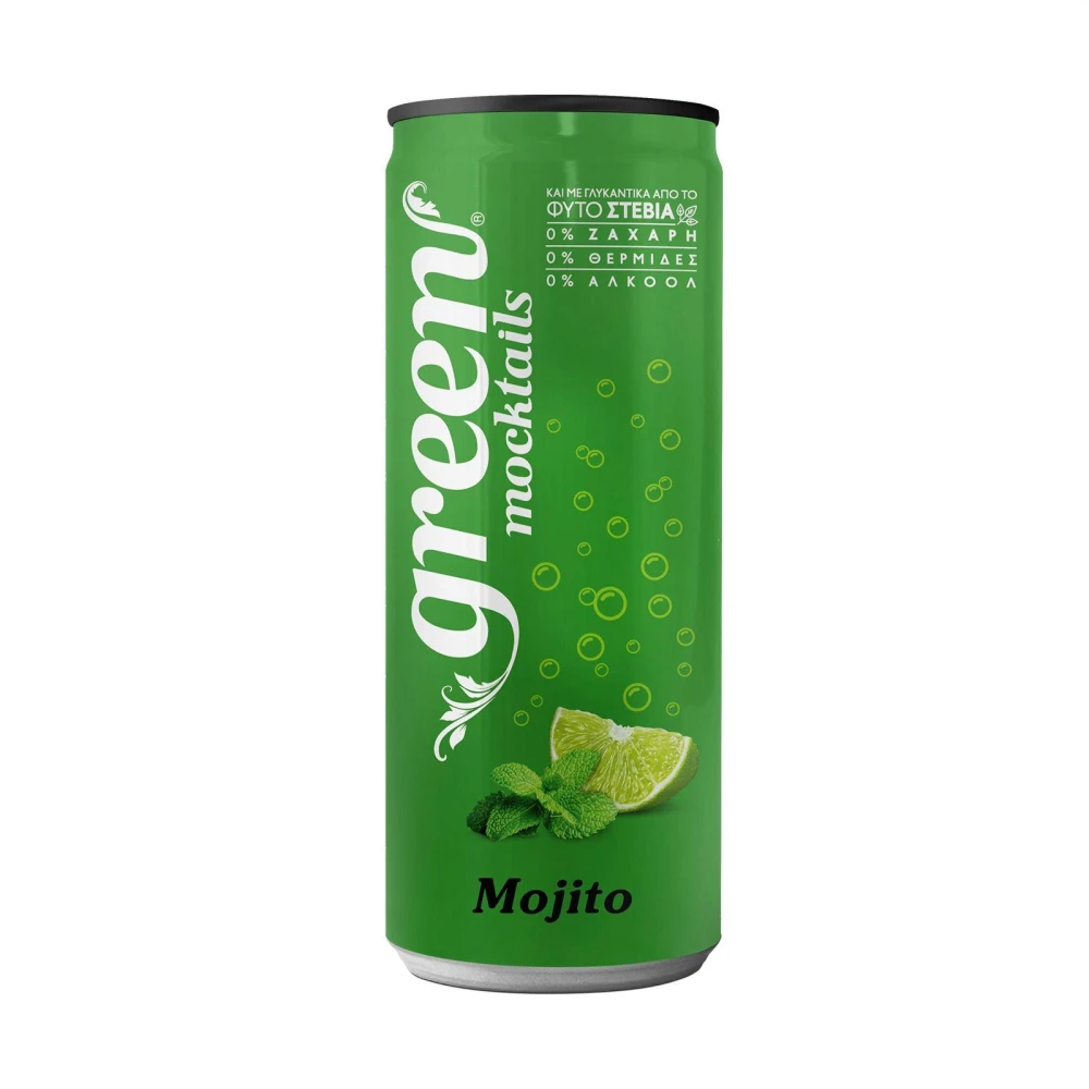 Mocktail Mojito (Sleek Can) GREEN COLA 330ml
