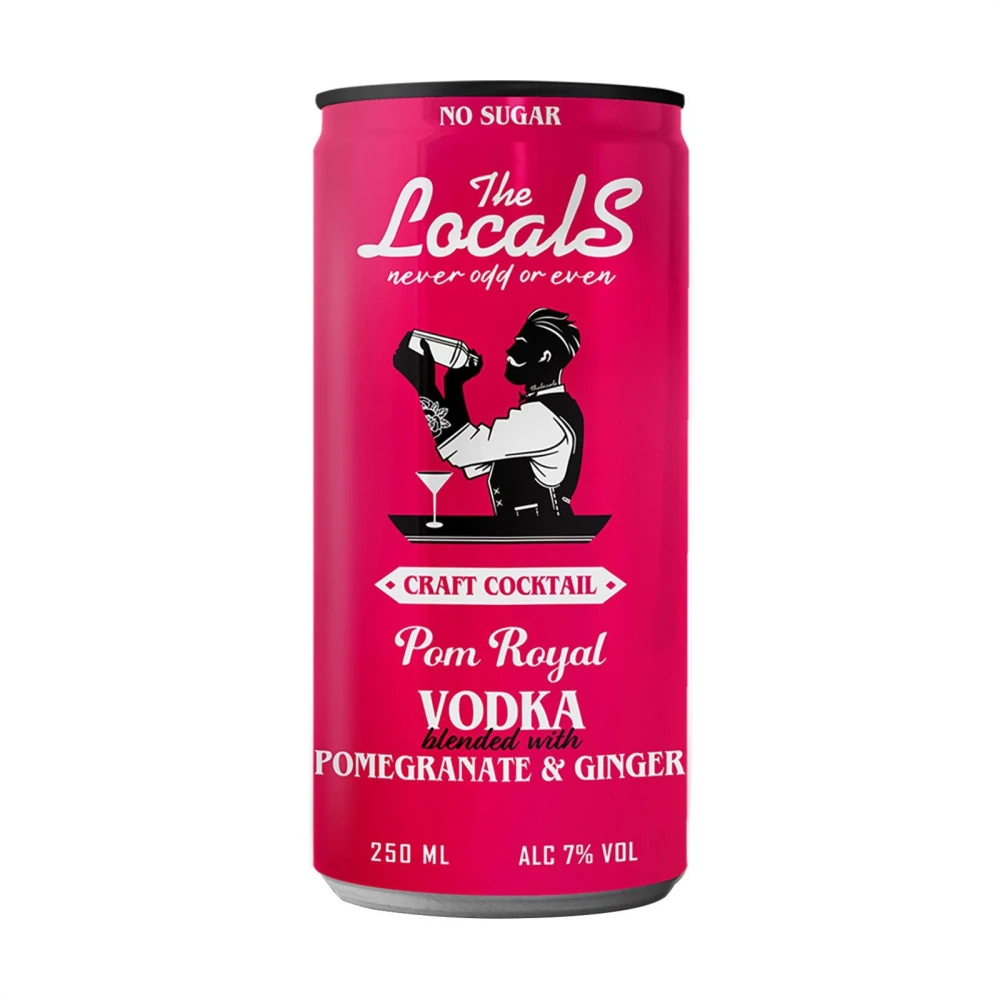 Έτοιμο Ποτό Pom Royal Vodka Pomegranate & Ginger THE LOCALS 250ml