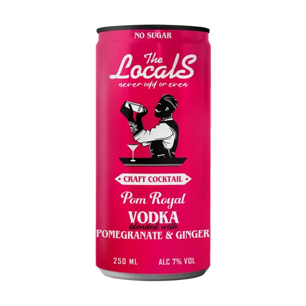 Έτοιμο Ποτό Pom Royal Vodka Pomegranate & Ginger THE LOCALS 250ml