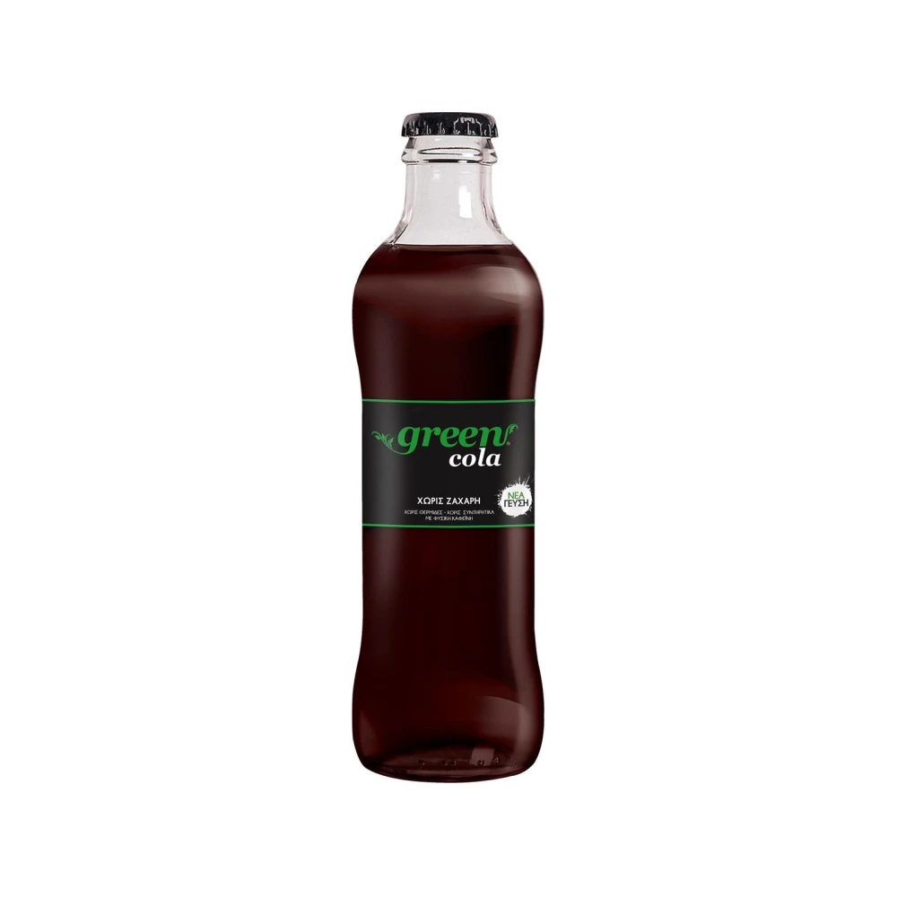 Ανθρακούχο Αναψυκτικό Cola GREEN COLA 250ml