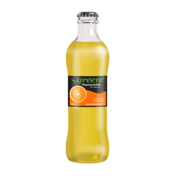 Ανθρακούχο Αναψυκτικό Πορτοκαλάδα GREEN COLA 250ml