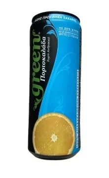Αναψυκτικό Χωρίς Ανθρακικό Πορτοκαλάδα (Sleek Can) GREEN COLA 330ml