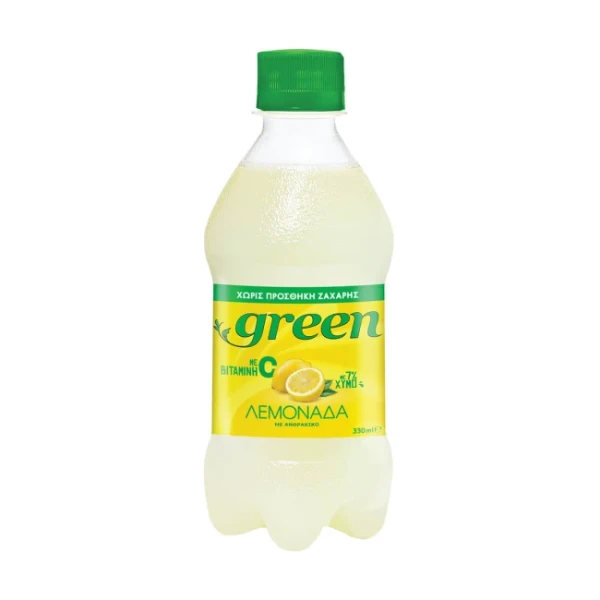 Ανθρακούχο Αναψυκτικό Λεμονάδα Pet GREEN COLA 330ml