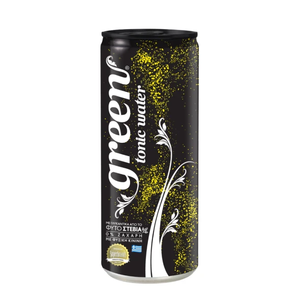 Ανθρακούχο Αναψυκτικό Τόνικ (Sleek Can) GREEN COLA 330ml