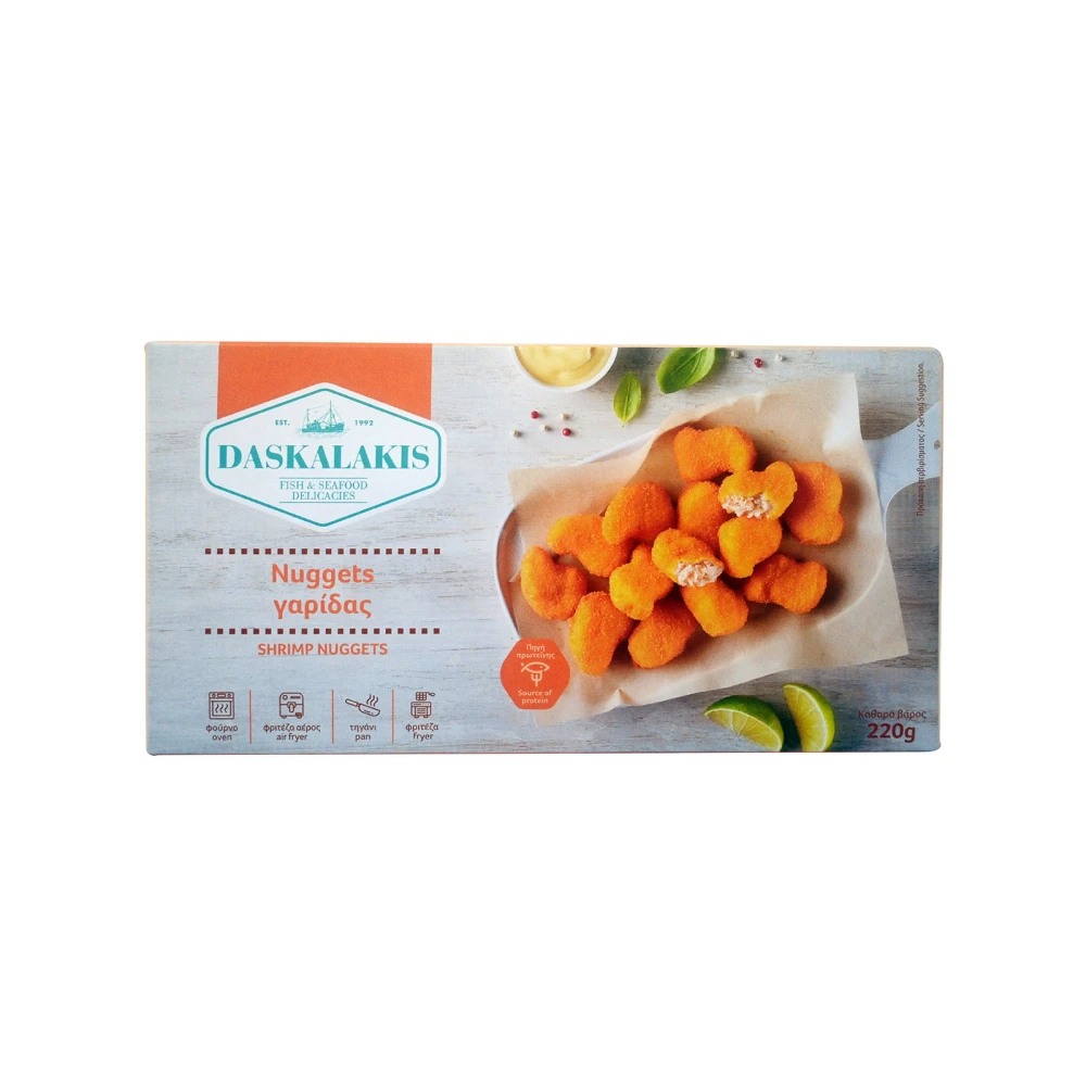 Nuggets Γαρίδας Πανέ ΚΤΨ DASKAL 1kg