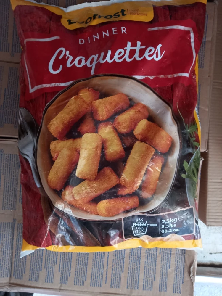 Πατατοκροκέτες Dinner Croquettes ECOFROST 2,5kg