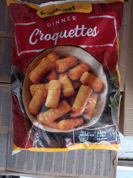 Πατατοκροκέτες Dinner Croquettes ECOFROST 2,5kg
